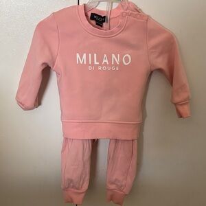 Milano Di Rouge Blush Pink Toddler Set